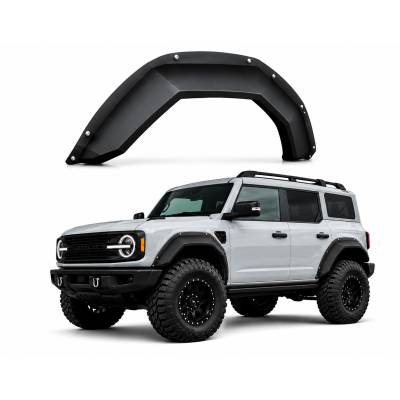 Black Horse Off Road - Fender Flares-Black-2021-2026 Ford Bronco|Black Horse Off Road - Image 2