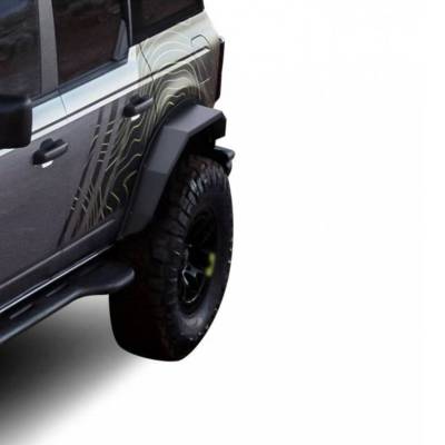 Black Horse Off Road - Fender Flares-Black-2021-2026 Ford Bronco|Black Horse Off Road - Image 10
