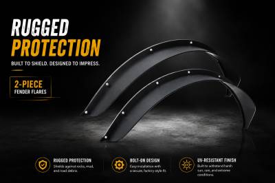Black Horse Off Road - Fender Flares-Black-2021-2026 Ford Bronco|Black Horse Off Road - Image 4