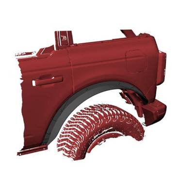 Black Horse Off Road - Fender Flares-Black-2021-2026 Ford Bronco|Black Horse Off Road - Image 13