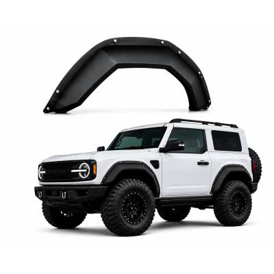 Fender Flares-Black-2021-2026 Ford Bronco|Black Horse Off Road