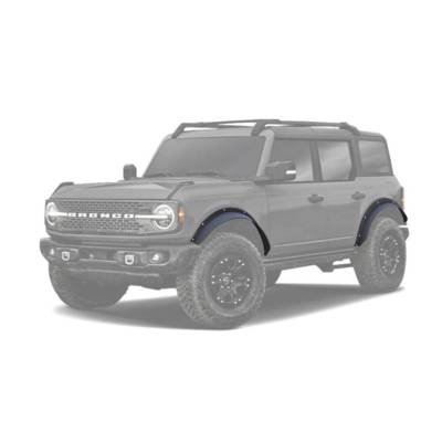 Black Horse Off Road - FENDER FLARES RIVETED Style-Black-2021-2026 Ford Bronco Sport|Black Horse off Road - Image 14