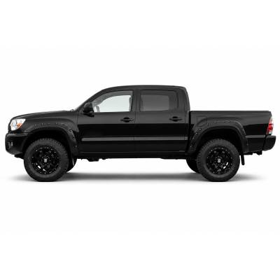 Black Horse Off Road - FENDER FLARES RIVETED Style-Black-2012-2015 Toyota Tacoma|Black Horse Off Road - Image 2