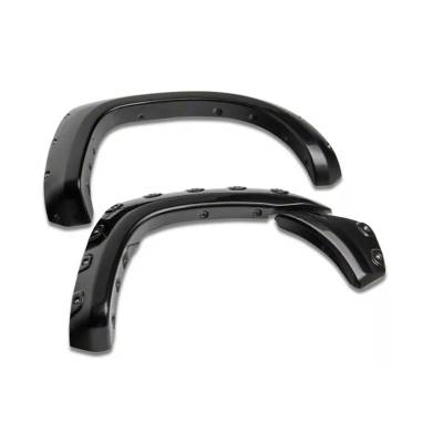 Black Horse Off Road - FENDER FLARES RIVETED Style-Black-2012-2015 Toyota Tacoma|Black Horse Off Road - Image 6