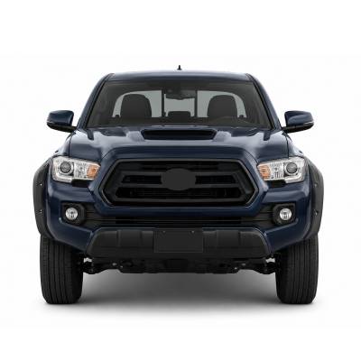 Black Horse Off Road - FENDER FLARES RIVETED Style-Black-2016-2023 Toyota Tacoma|Black Horse Off Road - Image 2