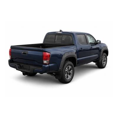 Black Horse Off Road - FENDER FLARES RIVETED Style-Black-2016-2023 Toyota Tacoma|Black Horse Off Road - Image 9