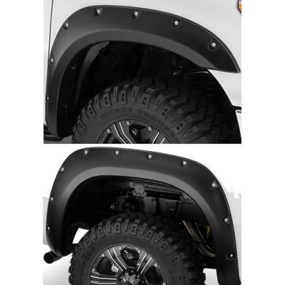 Black Horse Off Road - FENDER FLARES RIVETED Style-Black-2007-2013 Toyota Tundra|Black Horse Off Road - Image 10