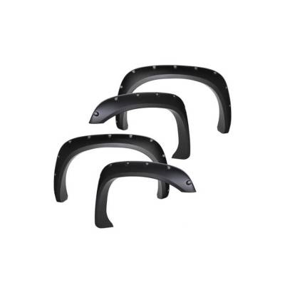 Black Horse Off Road - FENDER FLARES RIVETED Style-Black-2007-2013 Toyota Tundra|Black Horse Off Road - Image 11