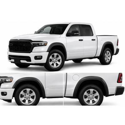 Black Horse Off Road - OE Factory Style Fender Flares-Black-2019-2024 Ram 1500|Black Horse Off Road - Image 6