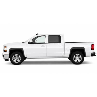 Black Horse Off Road - OE Factory Style Fender Flares-Black-2007-2013 Chevrolet Silverado 1500-2500 HD-3500 HD|Black Horse Off Road - Image 3