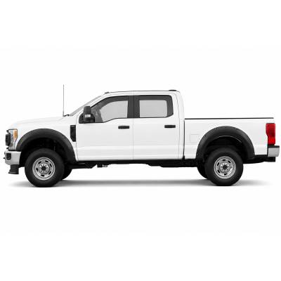 Black Horse Off Road - FENDER FLARES RIVETED Style-Black-2007-2013 Toyota Tundra|Black Horse Off Road - Image 2