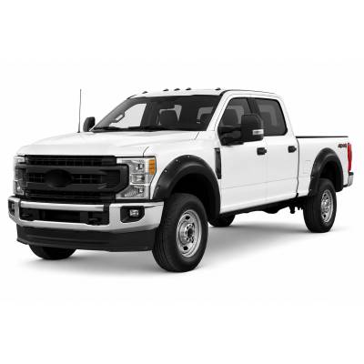 Black Horse Off Road - FENDER FLARES RIVETED Style-Black-2007-2013 Toyota Tundra|Black Horse Off Road - Image 4