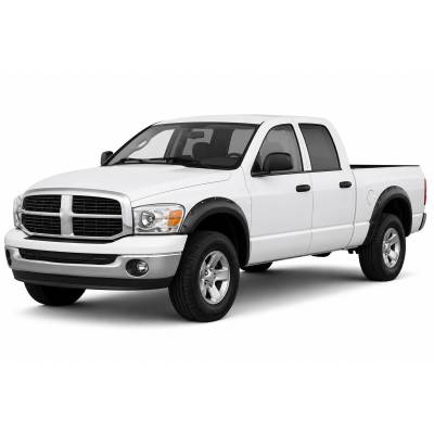 Black Horse Off Road - FENDER FLARES RIVETED Style-Black-2002-2008 Dodge Ram 1500|2003-2009 Dodge Ram 2500-3500|Black Horse Off Road - Image 2