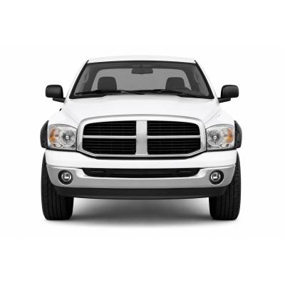 Black Horse Off Road - FENDER FLARES RIVETED Style-Black-2002-2008 Dodge Ram 1500|2003-2009 Dodge Ram 2500-3500|Black Horse Off Road - Image 3