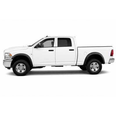 Black Horse Off Road - FENDER FLARES RIVETED Style-Matte Black-2010-2018 Dodge Ram 2500-3500|Black Horse Off Road - Image 2