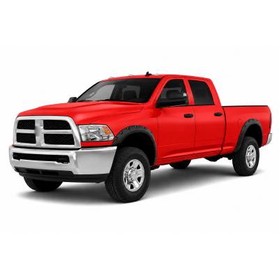 FENDER FLARES RIVETED Style-Black-2009-2018 Dodge Ram 1500|Black Horse Off Road