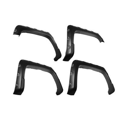 Black Horse Off Road - FENDER FLARES RIVETED Style-Black-2009-2018 Dodge Ram 1500|Black Horse Off Road - Image 13