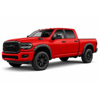 Black Horse Off Road - FENDER FLARES RIVETED Style-Black-2019-2026 Ram 2500-3500|Black Horse Off Road - Image 3