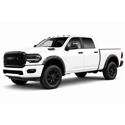 Black Horse Off Road - FENDER FLARES RIVETED Style-Black-2019-2022 Ram 2500-3500|Black Horse Off Road - Image 3