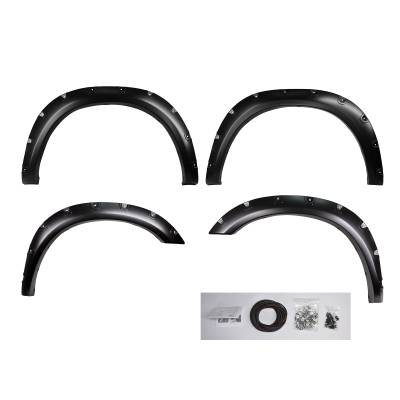Black Horse Off Road - FENDER FLARES RIVETED Style-Black-2019-2022 Ram 2500-3500|Black Horse Off Road - Image 10
