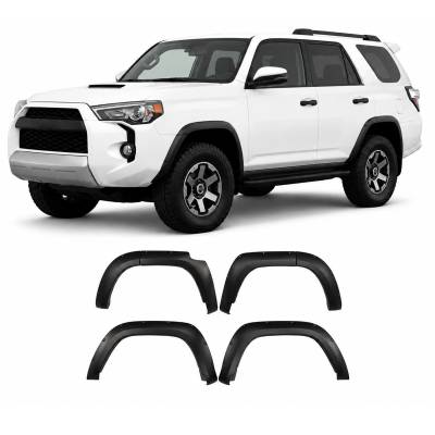 FENDER FLARES RIVETED Style-Black-2014-2023 Toyota 4Runner|Black Horse Off Road