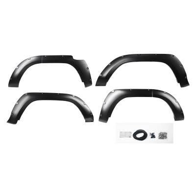 Black Horse Off Road - FENDER FLARES RIVETED Style-Black-2014-2023 Toyota 4Runner|Black Horse Off Road - Image 16