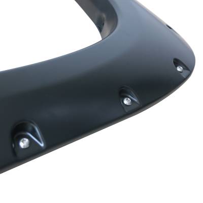 Black Horse Off Road - FENDER FLARES RIVETED Style-Black-2007-2013 Toyota Tundra|Black Horse Off Road - Image 9