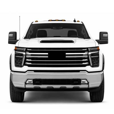 Black Horse Off Road - FENDER FLARES RIVETED Style-Black-2020-2026 Chevrolet Silverado 2500HD/3500HD|Black Horse Off Road - Image 4