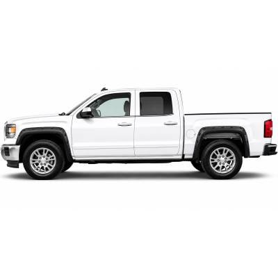 Black Horse Off Road - FENDER FLARES RIVETED Style-Black-2016-2018 GMC Sierra 1500|Black Horse Off Road - Image 3
