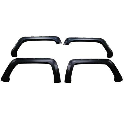 Black Horse Off Road - FENDER FLARES RIVETED Style-Black-2016-2018 GMC Sierra 1500|Black Horse Off Road - Image 7