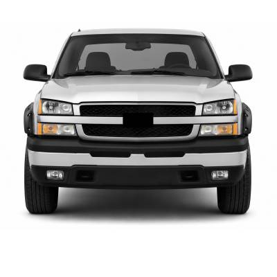 Black Horse Off Road - FENDER FLARES RIVETED Style-Black-2003-2006 Chevrolet Silverado 1500|Black Horse Off Road - Image 2