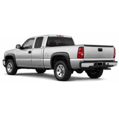 Black Horse Off Road - FENDER FLARES RIVETED Style-Black-2003-2006 Chevrolet Silverado 1500|Black Horse Off Road - Image 4