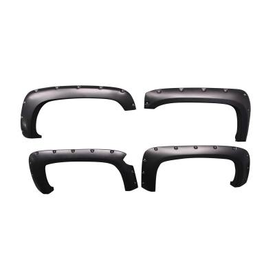 Black Horse Off Road - FENDER FLARES RIVETED Style-Black-2003-2006 Chevrolet Silverado 1500|Black Horse Off Road - Image 10