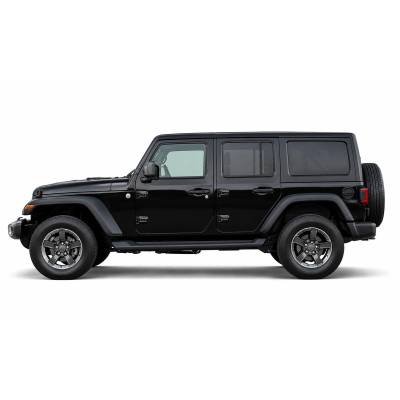Black Horse Off Road - Front & Rear Tubular Fender Flares-Matte Black-2018-2026 Jeep Wrangler|Black Horse Off Road - Image 8
