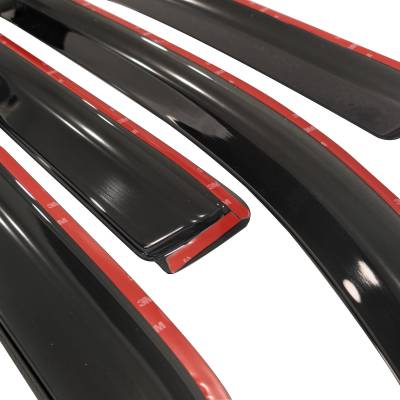 Black Horse Off Road - Black Horse Off Road [BHOR] |Tape On Rain Guard/Wind Deflectors|2009-2014 Ford F-150 SuperCrew/2010-2014 Ford F-150 SuperCrew|Smoke,4Pcs|#14-94155 - Image 11