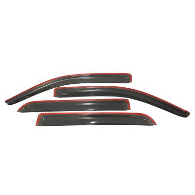 Black Horse Off Road - Black Horse Off Road [BHOR] |Tape On Rain Guard/Wind Deflectors|2009-2014 Ford F-150 SuperCrew/2010-2014 Ford F-150 SuperCrew|Smoke,4Pcs|#14-94155 - Image 14