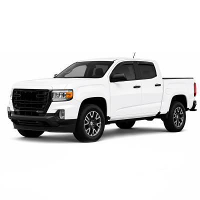 Black Horse Off Road - Black Horse Off Road [BHOR] |Tape On Rain Guard/Wind Deflectors|2015-2023 Colorado and Canyon(Crew Cab) |Smoke,4Pcs|#14-94654 - Image 2