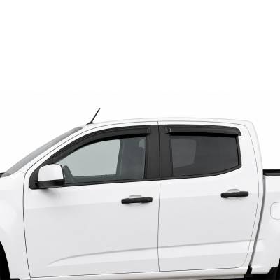 Black Horse Off Road - Black Horse Off Road [BHOR] |Tape On Rain Guard/Wind Deflectors|2015-2023 Colorado and Canyon(Crew Cab) |Smoke,4Pcs|#14-94654 - Image 3