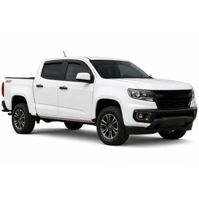 Black Horse Off Road - Black Horse Off Road [BHOR] |Tape On Rain Guard/Wind Deflectors|2015-2023 Colorado and Canyon(Crew Cab) |Smoke,4Pcs|#14-94654 - Image 7
