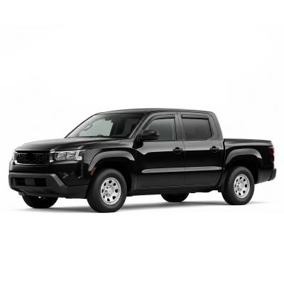 Black Horse Off Road - Black Horse Off Road [BHOR] |Tape On Rain Guard/Wind Deflectors|2022-2024 Nissan Frontier Crew Cab|Smoke,4Pcs|#14-94409 - Image 2