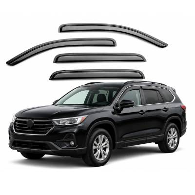 Black Horse Off Road [BHOR] |Tape On Rain Guard/Wind Deflectors|2015-2020 Cadillac Escalade /2015-2020 GMC Yukon /2015-2023 Chevrolet Tahoe |Smoke,4Pcs|#14-94531