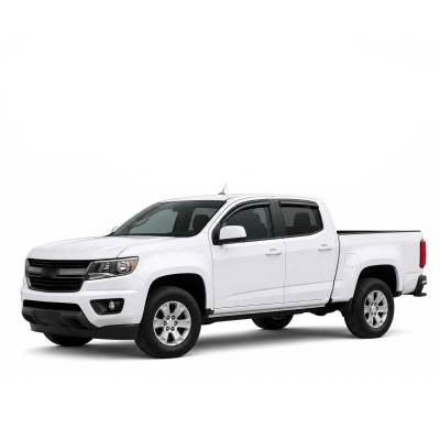 Black Horse Off Road - Black Horse Off Road [BHOR] |Tape On Rain Guard/Wind Deflectors|2015-2022 GMC Canyon Crew Cab/2015-2022 Chevrolet Colorado Crew Cab|Smoke,4Pcs|#14-CHCOCC - Image 2