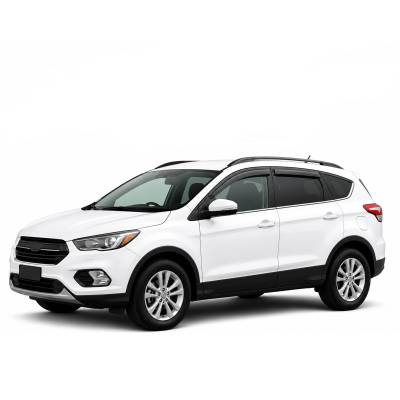 Black Horse Off Road - Black Horse Off Road [BHOR] |Tape On Rain Guard/Wind Deflectors|2013-2019 Ford Escape |Smoke,4Pcs|#14-FRES - Image 2