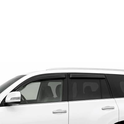 Black Horse Off Road - Black Horse Off Road [BHOR] | 3M tape-on Rain Guards / Wind Deflectors | Fits 2010-2014 Lexus GX460 |Smoke,4 pcs | #14-GX460 - Image 4