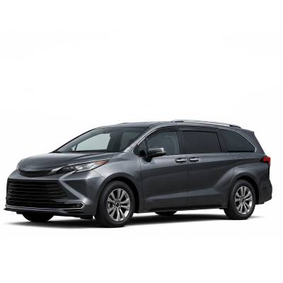 Black Horse Off Road - Black Horse Off Road [BHOR] |Tape On Rain Guard/Wind Deflectors|2021-2024 Toyota Sienna |Smoke,4Pcs|#14T187 - Image 2