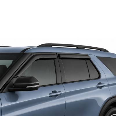 Black Horse Off Road - Black Horse Off Road [BHOR] |Tape On Rain Guard/Wind Deflectors|2020-2024 Ford Explorer |Smoke,4Pcs|#140332 - Image 3
