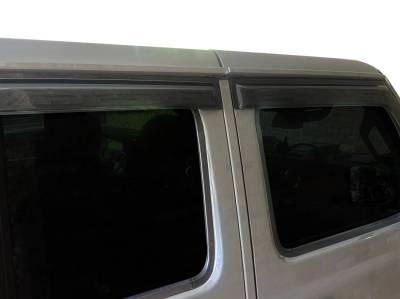 Black Horse Off Road - Black Horse Off Road [BHOR] |Tape On Rain Guard/Wind Deflectors|2020-2024 Jeep Gladiator /2018-2024 Jeep Wrangler |Smoke,4Pcs|#140340 - Image 18