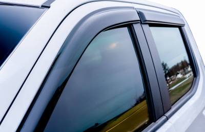 Black Horse Off Road - Black Horse Off Road [BHOR] |Tape On Rain Guard/Wind Deflectors|2019-2024 Ford Ranger Crew Cab|Smoke,4Pcs|#140387 - Image 5