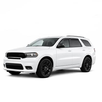 Black Horse Off Road [BHOR] |Tape On Rain Guard/Wind Deflectors|2011-2024 Dodge Durango |Smoke,4Pcs|#140512