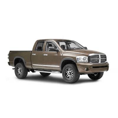 Black Horse Off Road - Black Horse Off Road [BHOR] |Tape On Rain Guard/Wind Deflectors|2002-2008 Dodge Ram 1500 Quad Cab/2003-2009 Dodge Ram 2500 Quad Cab/2003-2009 Dodge Ram 3500 Quad Cab|Smoke,4Pcs|#140530 - Image 5
